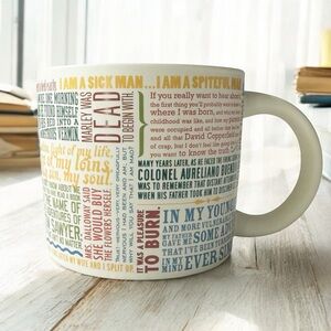 The Unemployed Philosophers Guild Mug GREAT LITERARY OPENINGS
